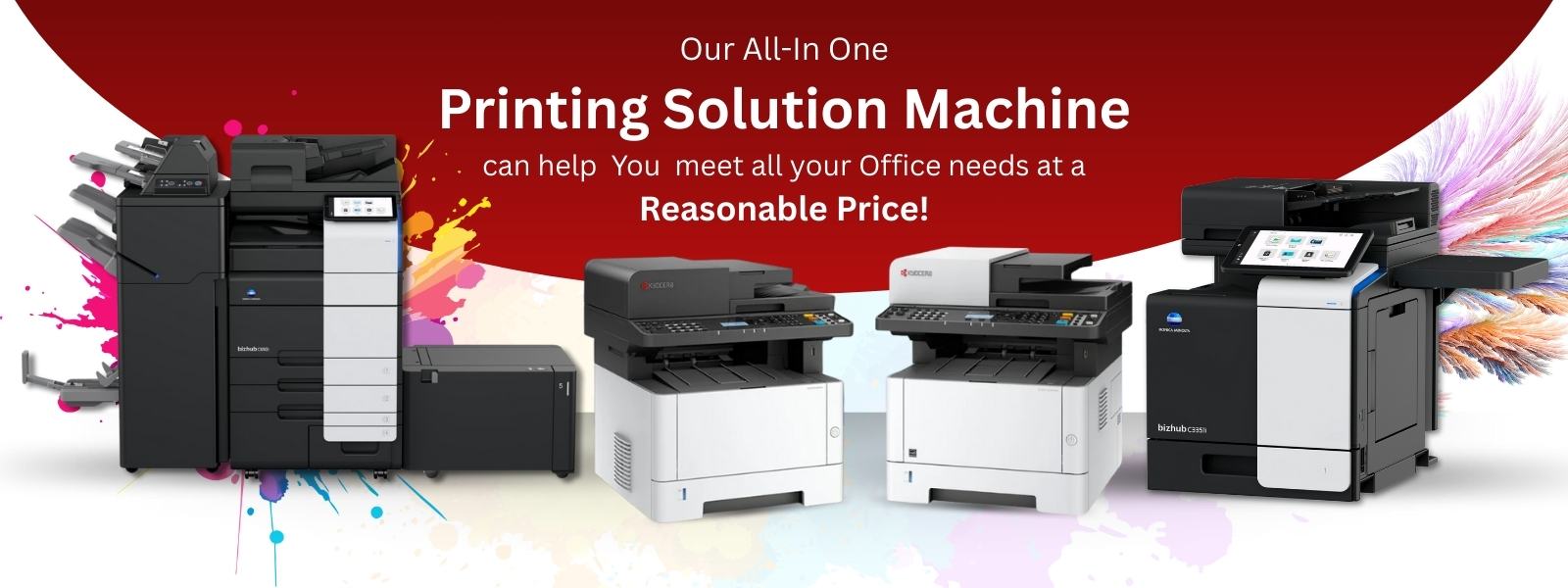 Our All-In One Printing Solution Machine can help You meet all your Office needs at a Reasonable Price